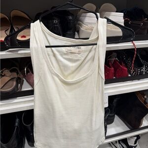 Free People Cream Tank Top